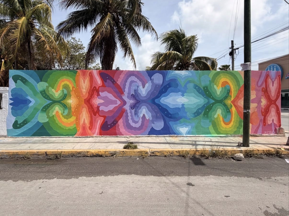 Bioma — mural by Alessia in Tulum, Mexico