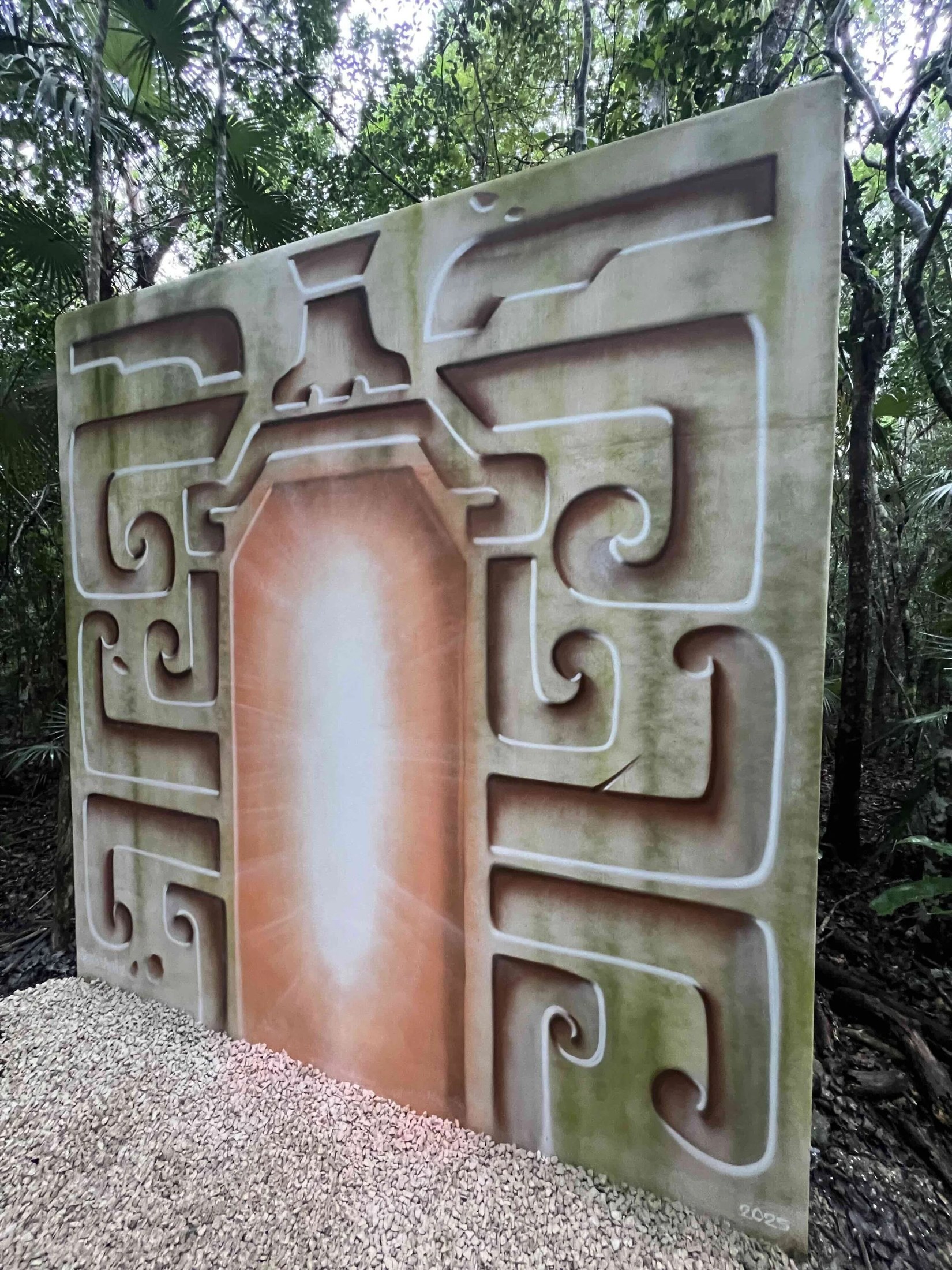 Jaguar Temple — mural by Jesús Verdhe in Holistika Art Walk