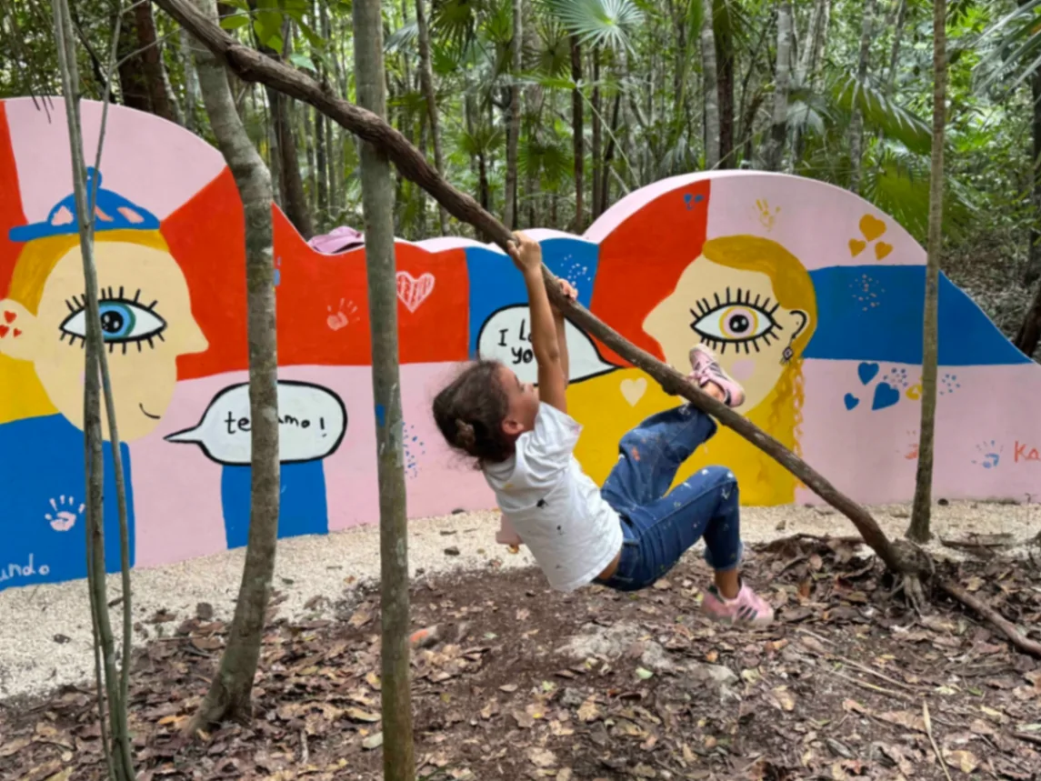 The Language of Love — mural by Kaia in <a href=